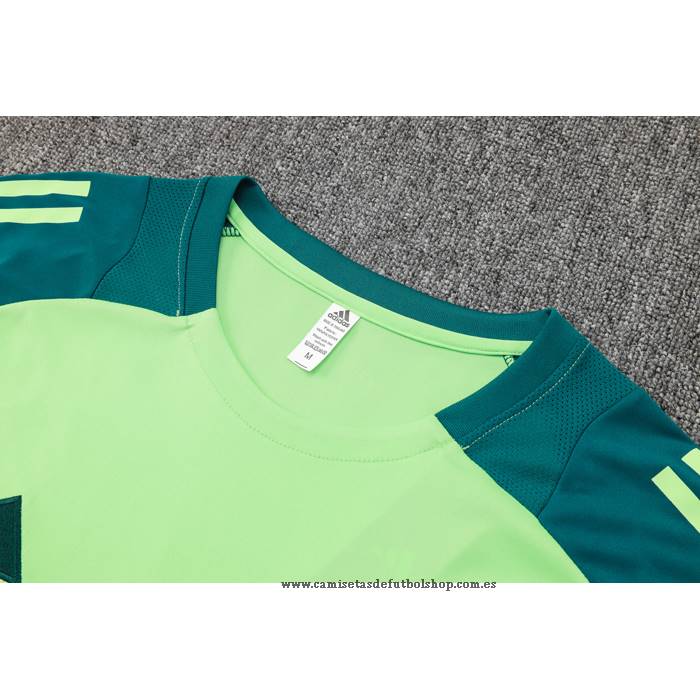 Chandal del Mexico 24-25 Manga Corta Verde - Pantalon Corto